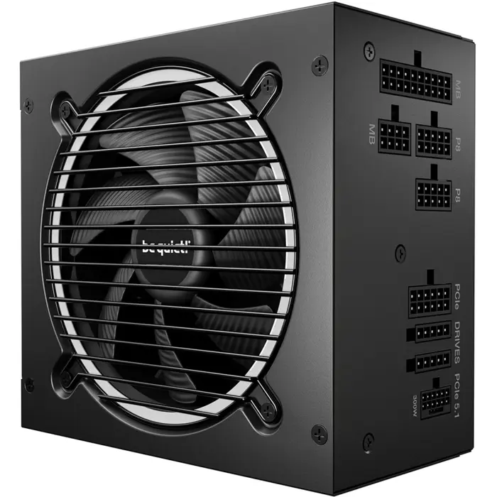 be quiet! Pure Power 13 M 550W, PC power supply black, 1x 12-pin high power GPU, 2x PCIe, cable management, 650 watts