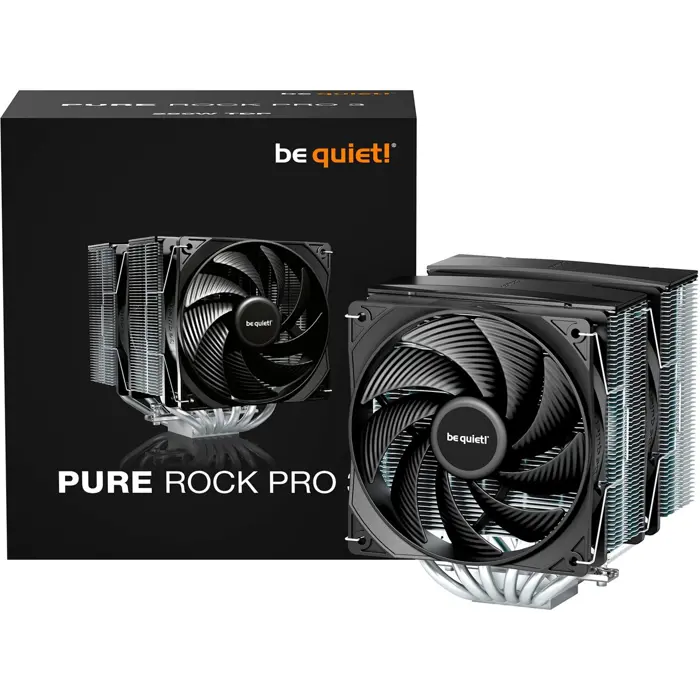 Be quiet Pure Rock Pro 3 (black/silver, 120 mm) BK041