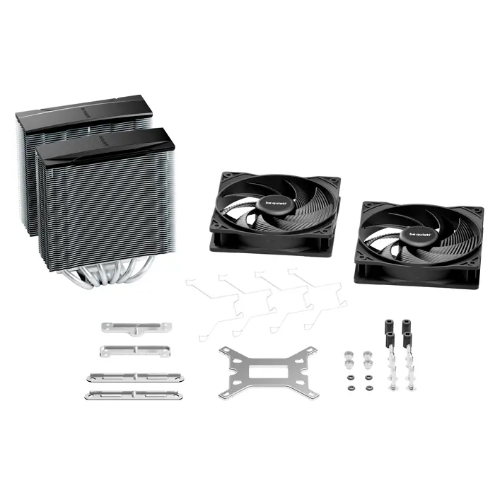 be quiet! Pure Rock Pro 3 CPU-Kühler - 120mm, silber-BK041