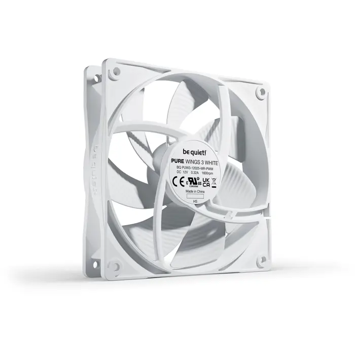 be quiet! Pure Wings 3 120mm PWM, case fan (white)