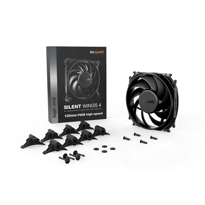 Be quiet! Silent Wings 4 PWM high-speed 120x120x25, case fan (black)