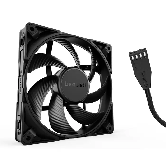 be quiet! Silent Wings PRO 4 PWM 140x140x25, case fan (black)