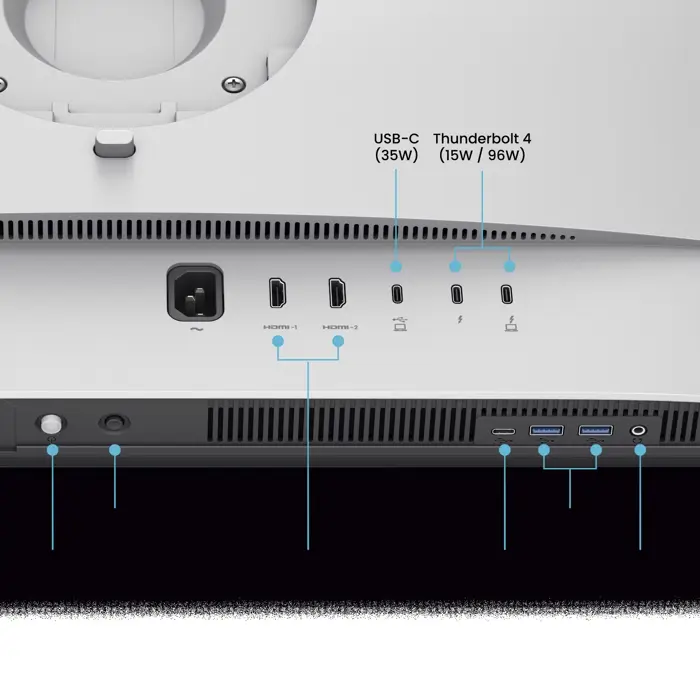 BenQ MA320UG (80 cm (31.5 inches), silver, 4K UHD, IPS, HDMI, DisplayPort, Thunderbolt, KVM switch, HDR, 120Hz panel)
