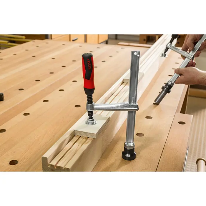 BESSEY clamping element TW28 300/140 2K-Kst - for welding tables (2K plastic handle)