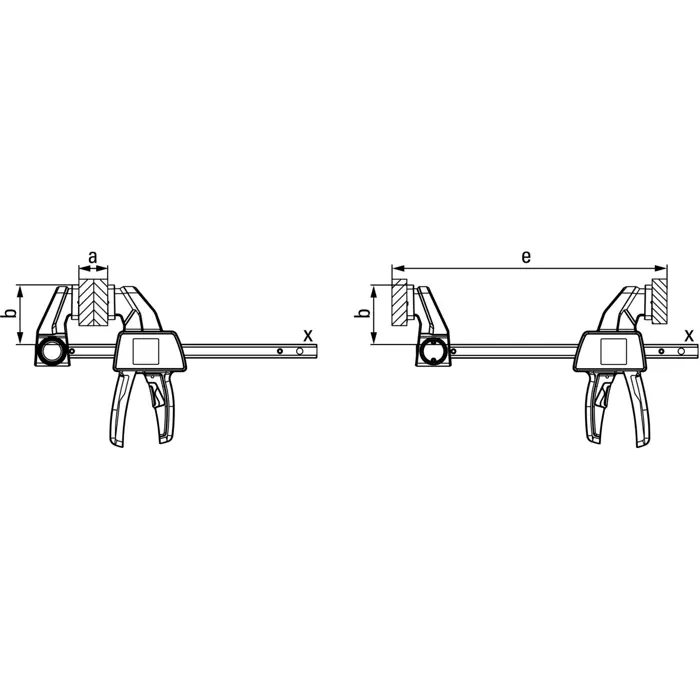 BESSEY one-hand clamp EZL 150/80 - EZL15-8