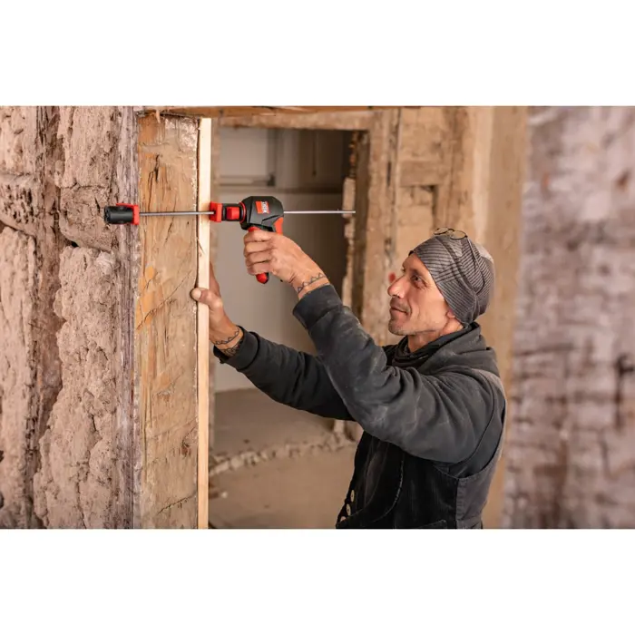 BESSEY one-hand clamp with rotating handle EZ360-60 (black/red, 600 / 80)
