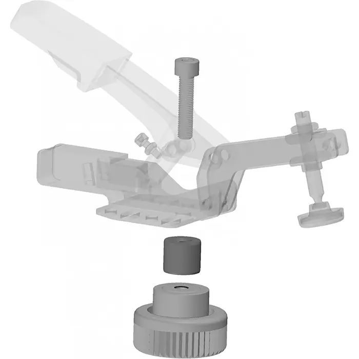 BESSEY push-pull clamp STC-IHH25-T20, with accessory set (silver)