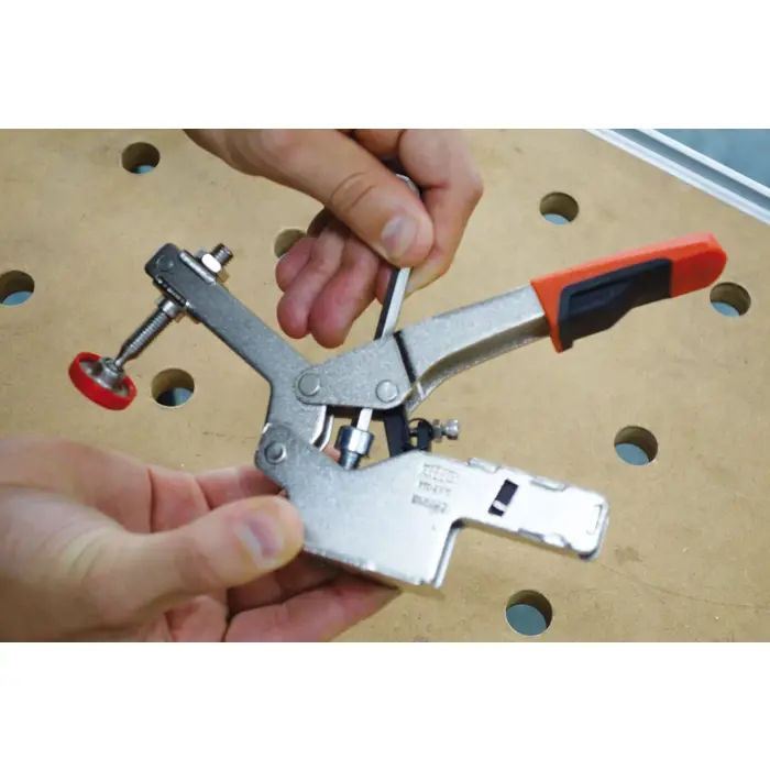BESSEY vertical clamp STC-VH50-T20, with accessory set (silver)