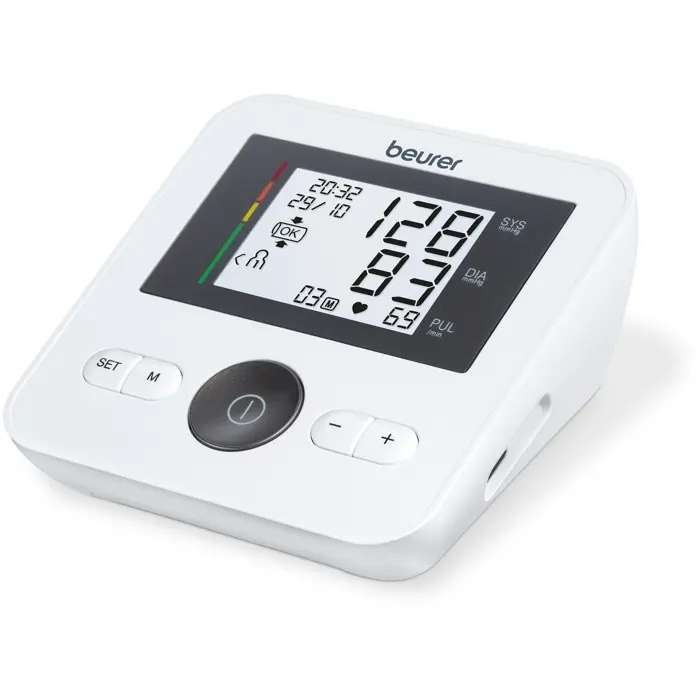 Beurer BM 27+ upper arm blood pressure monitor (white/black)