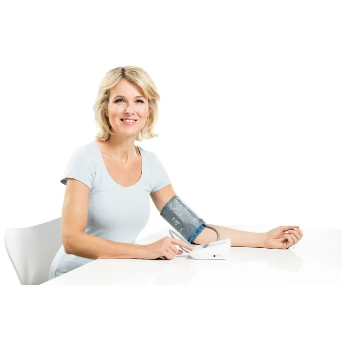 Beurer BM 49 Talking Upper Arm Blood Pressure Monitor (white)