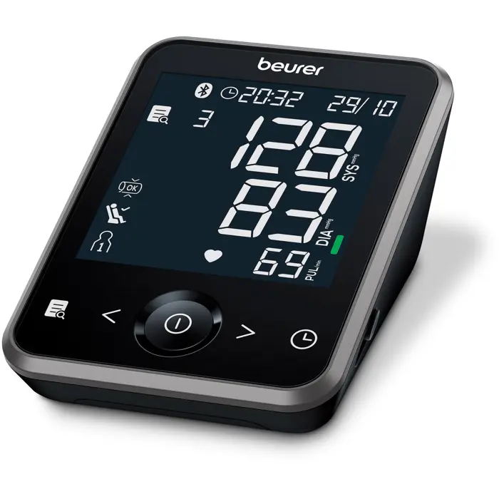 Beurer BM 64 upper arm blood pressure monitor (black, Bluetooth)