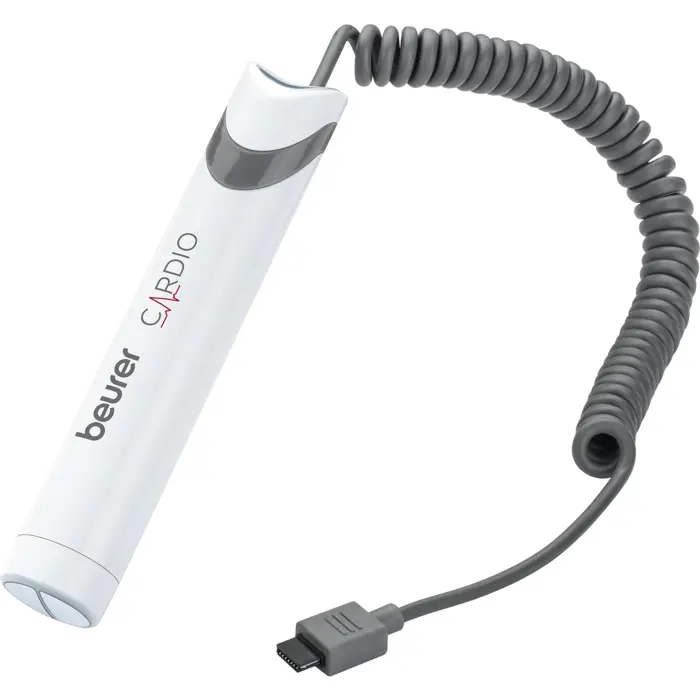 Beurer BM 96 Cardio with ECG function, blood pressure monitor (white/grey)