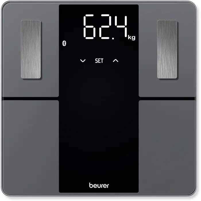 Beurer diagnostic scale BF 500 Super Black Edition (grey/black, Bluetooth)