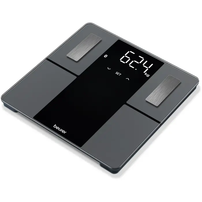 Beurer diagnostic scale BF 500 Super Black Edition (grey/black, Bluetooth)