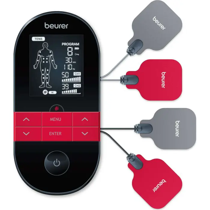 Beurer Digital TENS / EMS EM 59 Heat, massager (black / red)