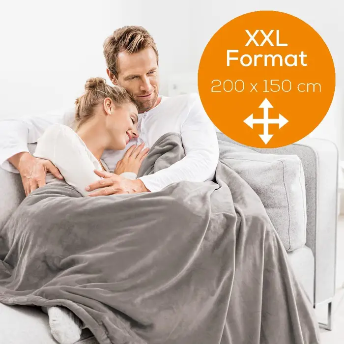 Beurer HD 150 XXL Cosy, electric blanket (taupe/brown, 150 x 200 cm)