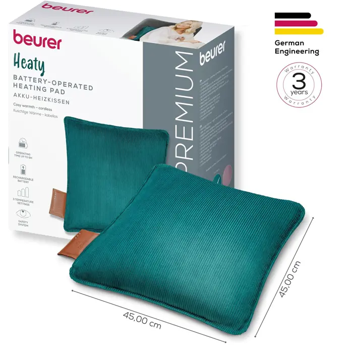Beurer HK 77 Heaty celestial-green (green, cord cover)