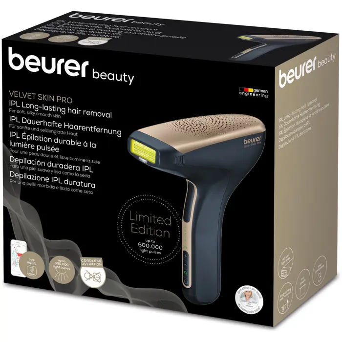 Beurer IPL 8800 VELVET SKIN PRO, hair remover (gold)