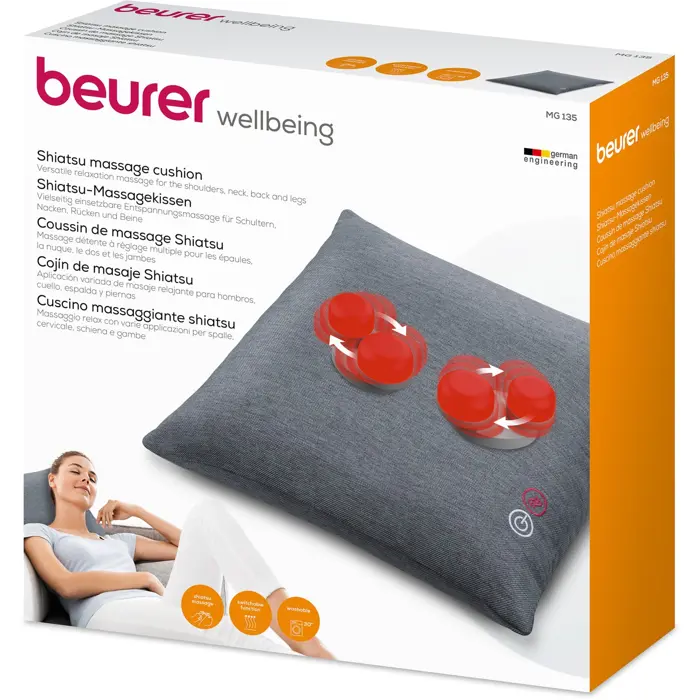 Beurer MG 135 Shiatsu massage cushion (grey)
