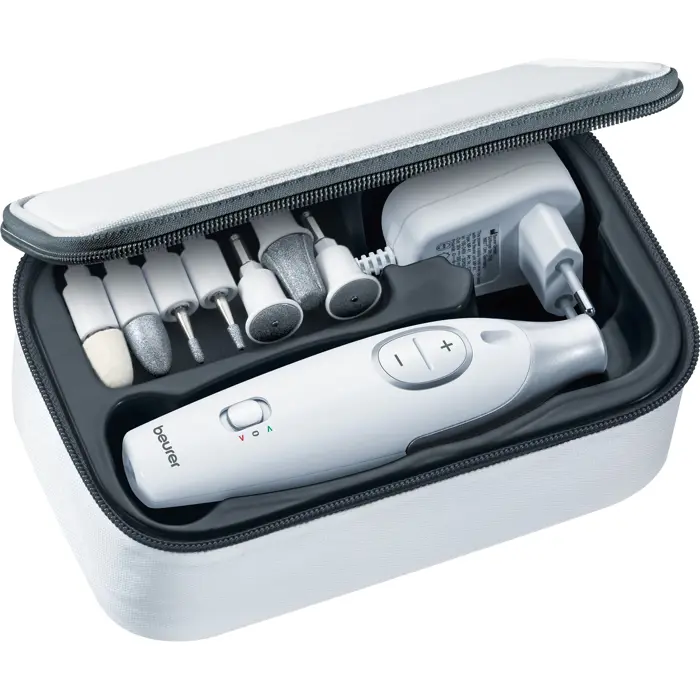 Beurer MP 42 manicure / pedicure set - nail care - white / silver