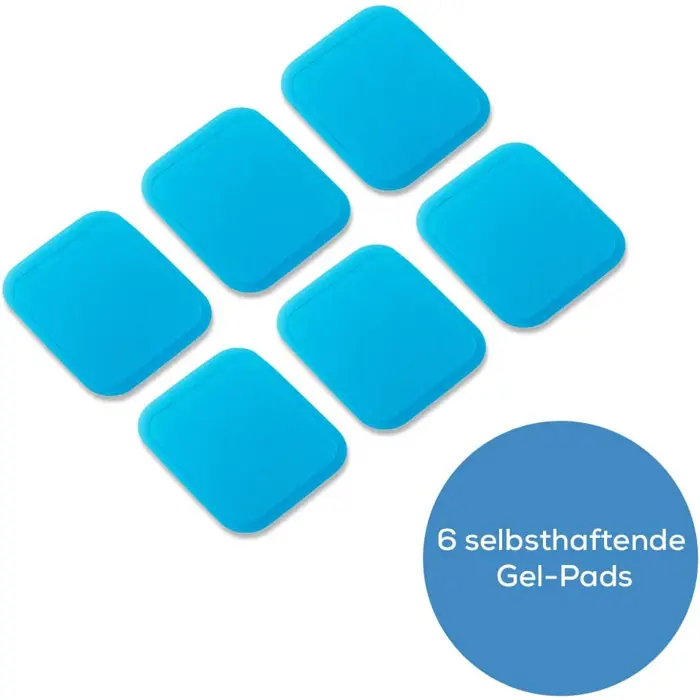 Beurer Replacement set EM 50 gel pads, massage device (blue, 6 pieces)
