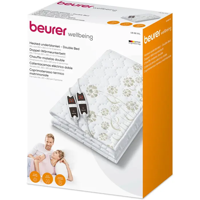 Beurer UB 68 XXL, heated underblanket (white, 150 x 160 cm (2 persons))
