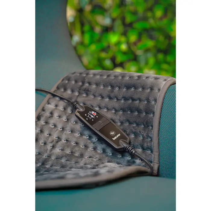 Beurer XXL HK 123 Cozy grey Green Planet, heating pad (grey, 60 x 30 cm)