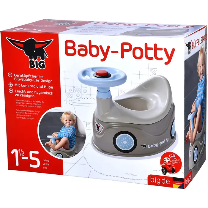BIG Baby-Potty Grey, potty (grey/blue)
