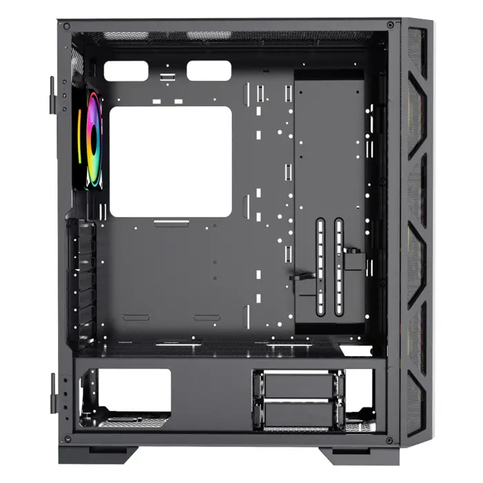 Bit Force GIANT ARGB-TM4 Gaming E-ATX, Full-Tower kućište bez napajanja, crno