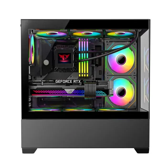BIT FORCE Mid Tower ARGB Gaming PC kućište SPARK ARGB-TG3