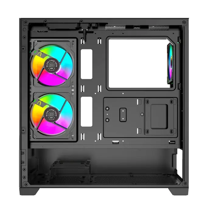 BIT FORCE Mid Tower ARGB Gaming PC kućište SPARK ARGB-TG3
