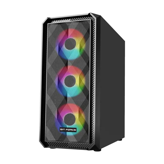 BIT FORCE Mid Tower Spectrum LED Gaming PC kućište PALADIN CF-4