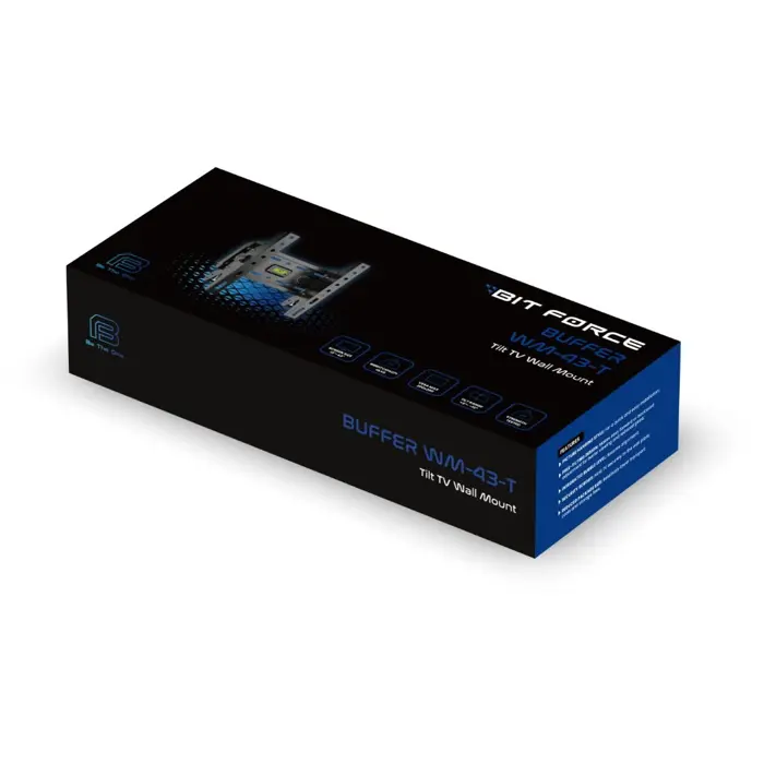 BIT FORCE nagibni zidni nosač za TV BUFFER WM-43-T