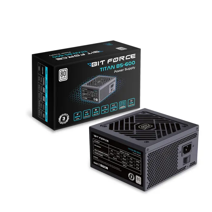 BIT FORCE napajanje 600W 80PLUS TITAN BS-600 ATX 2.31