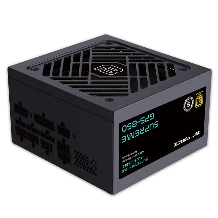 BIT FORCE napajanje 850W 80PLUS GOLD SUPREME GPS-850 modularno ATX 3.1 PCI-E 5.1 FDB