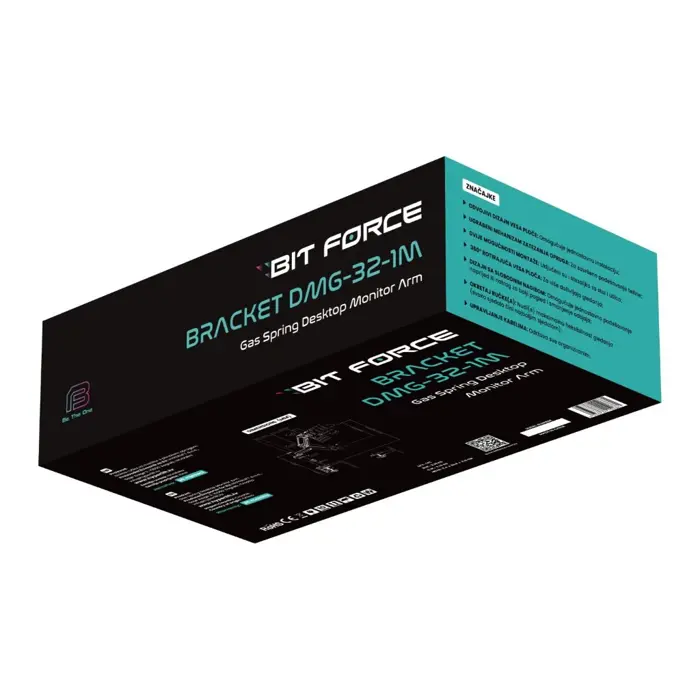 BIT FORCE stolna ručka za monitor s plinskom oprugom BRACKET DMG-32-1M