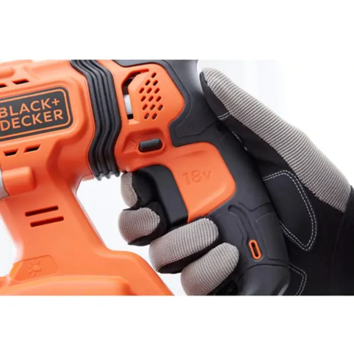 BLACK + DECKER cordless combination hammer BCD900E2K, 18Volt, rotary hammer