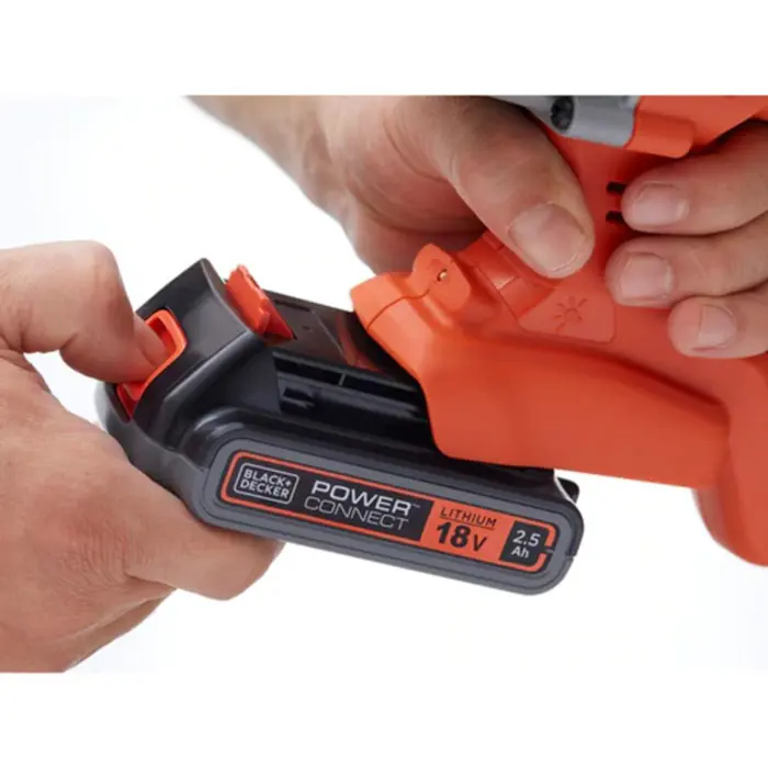 BLACK + DECKER cordless combination hammer BCD900E2K, 18Volt, rotary hammer