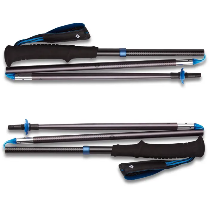 Black Diamond Distance Z trekking poles, fitness equipment (grey, 1 pair, 110 cm)