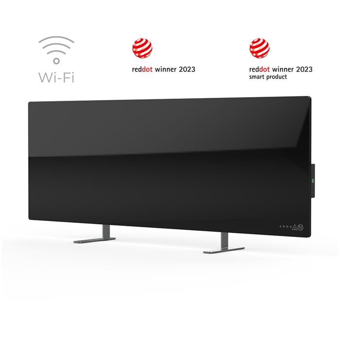 Black , Plug type: Europe (E/F type), 700W, Infrared+convection heating type, Tempered glass ,1036х413х85(Box dimensions (WxHxD), mm )