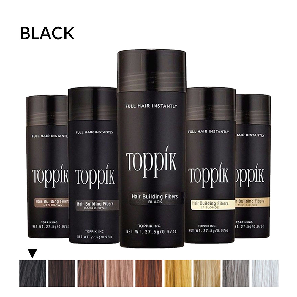 Toppik vlakna za kosu, Black / Crna (velika 27,5 g, do 50 nanosa) - 642