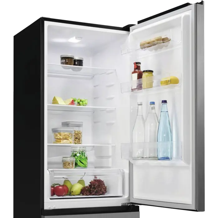 Bomann KG 7357, fridge/freezer combination (stainless steel)