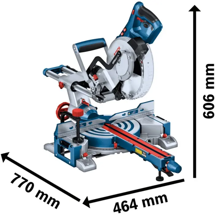 Bosch chop and miter saw GCM 305-216 D (blue, 1,200 watts)