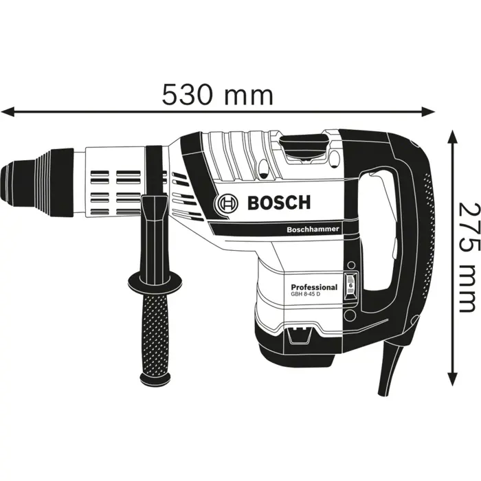 Bosch Combi Hammer GBH 8-45 D blue