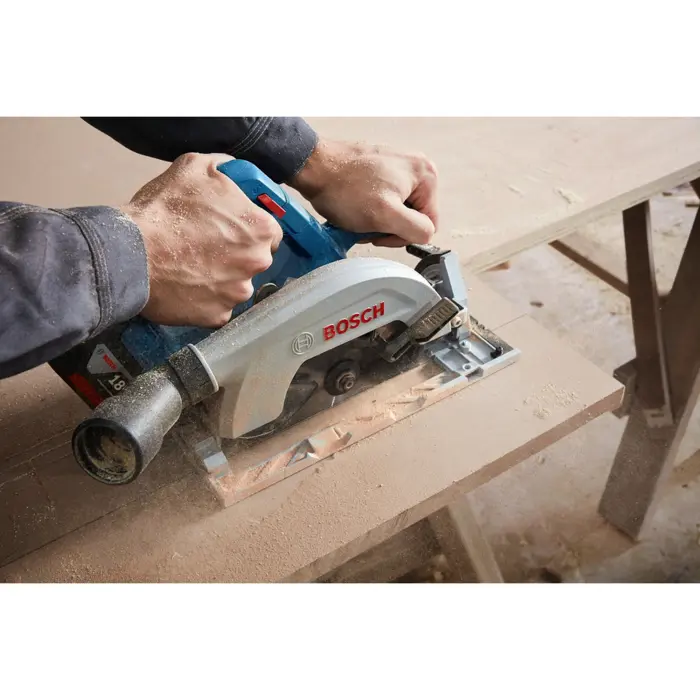 Bosch Cordless Circular Saw GKS 18V-57-2 Professional solo, 18V (blue/black, without battery and charger, in L-BOXX)