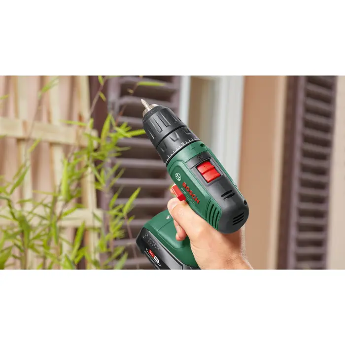 Bosch cordless drill EasyDrill 18V-40 (green/black, without battery and charger)