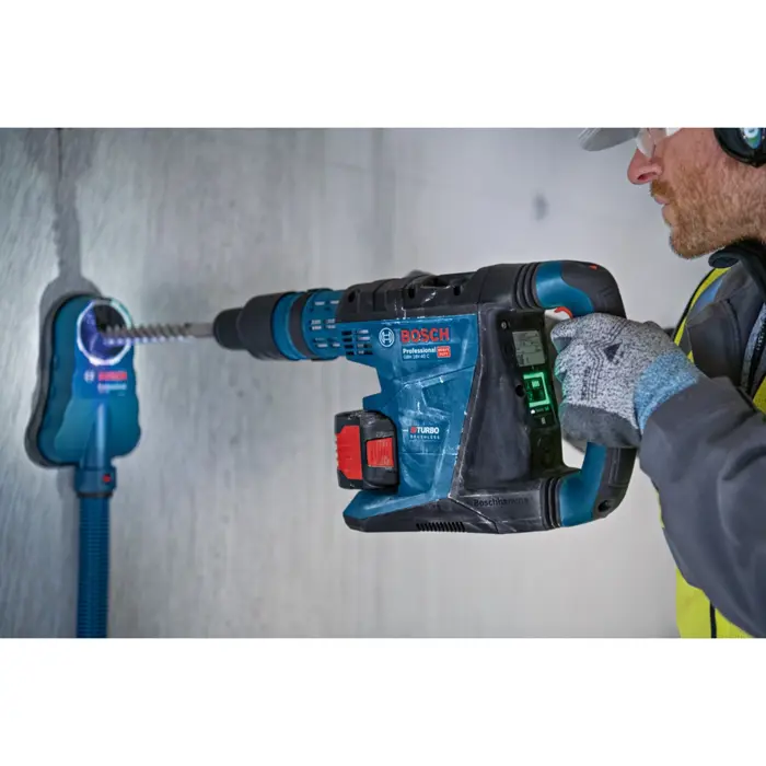 Bosch cordless hammer drill BITURBO GBH 18V-40 C Professional, 18Volt (blue/black, 2x battery ProCORE18V 5.5Ah, in XL-BOXX)