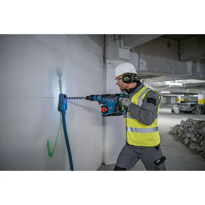Bosch cordless hammer drill BITURBO GBH 18V-40 C Professional, 18Volt (blue/black, 2x battery ProCORE18V 5.5Ah, in XL-BOXX)