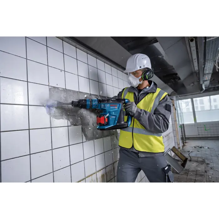 Bosch cordless hammer drill BITURBO GBH 18V-40 C Professional solo (blue/black, without battery and charger, in XL-BOXX)