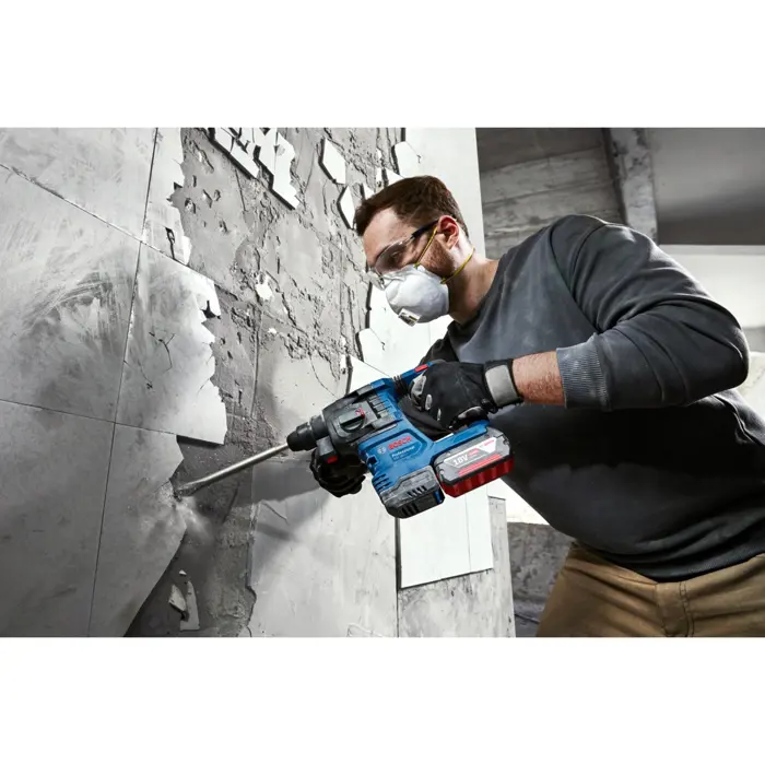 Bosch cordless hammer drill GBH 18V-22 Professional solo, 18 volts (blue/black, without battery and charger)